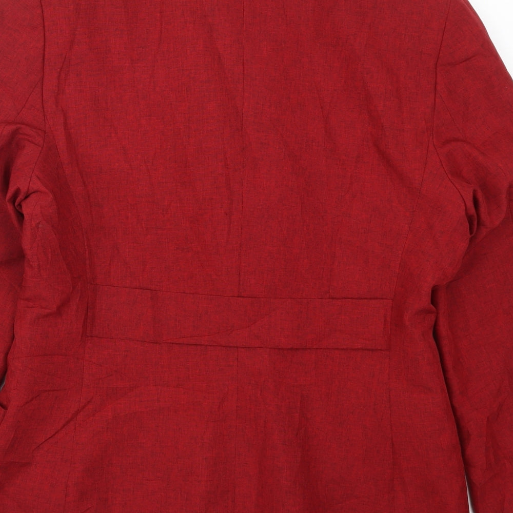 NEXT Womens Red Jacket Suit Jacket Size 12