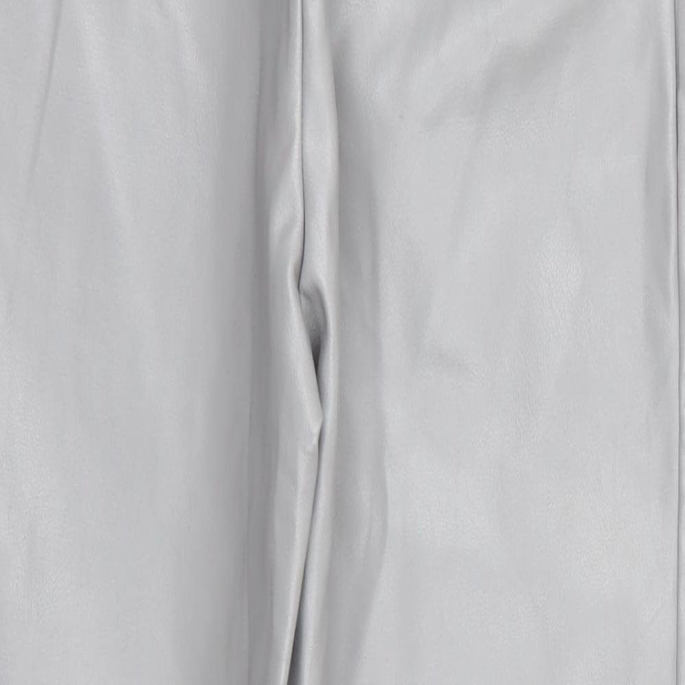 Womens UK Size 6 Missguided Regular Fit Grey Trousers