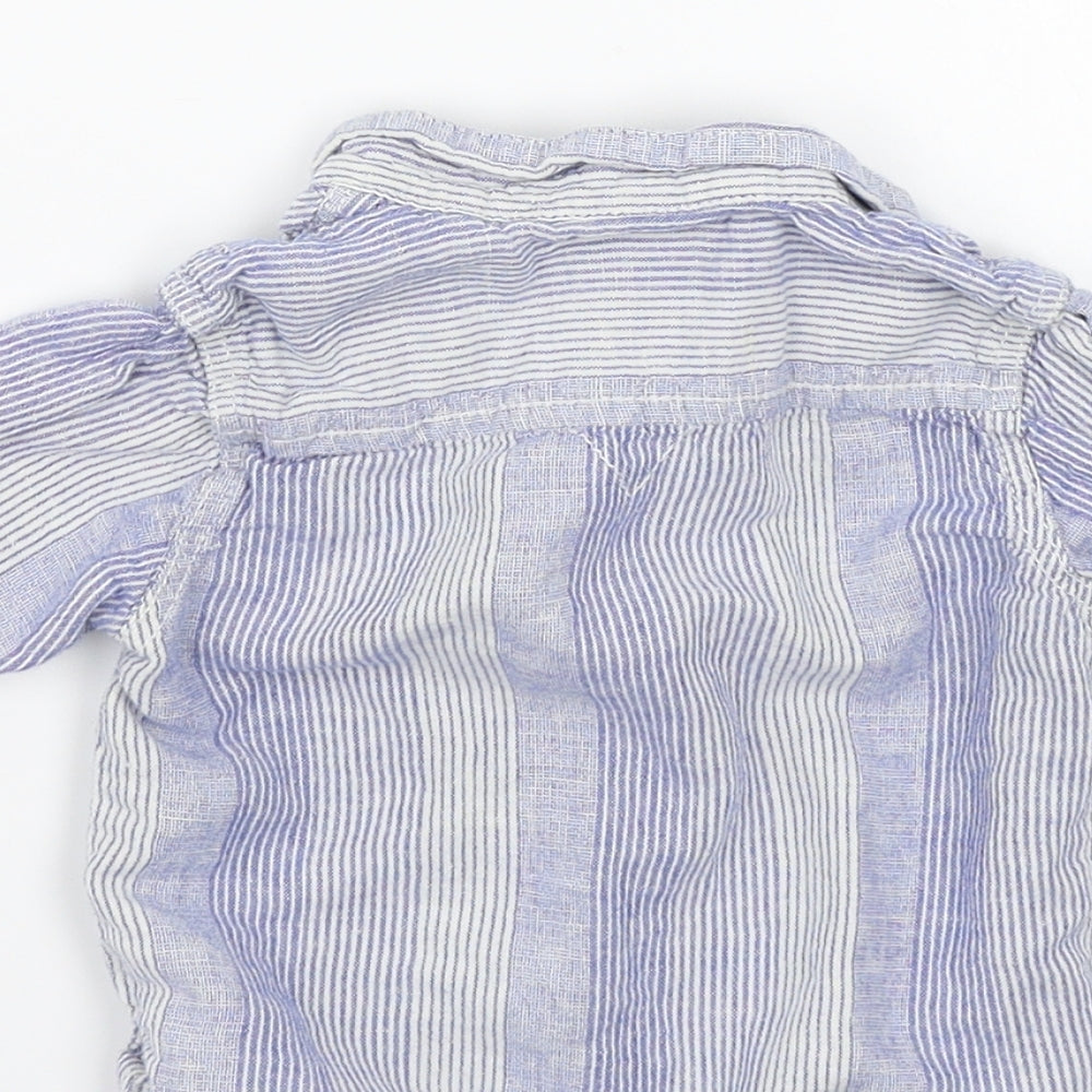 Next Boys Blue Basic Button-Up Size 12-18 Months