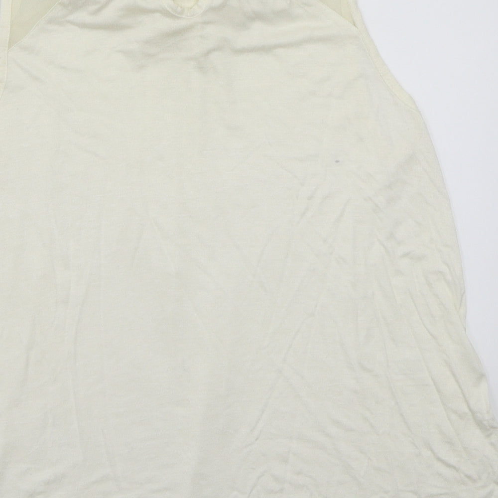 Primark Womens Ivory Basic T-Shirt Size 8