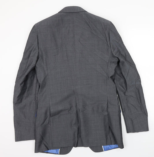 Mens UK Size 38 Marks and Spencer Regular Grey Suit Jacket