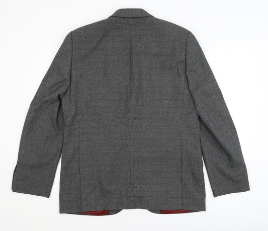Mens UK Size 42 T&W Regular Grey Suit Jacket