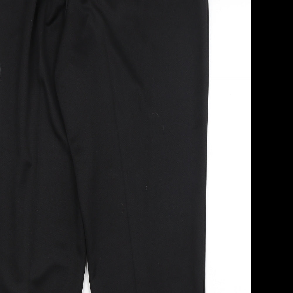 bm collection Womens Black Dress Pants Trousers Size 18 L25.5 in