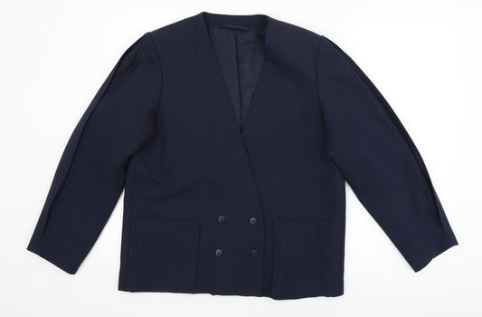 Womens UK Size 16 BHS Regular Blue Blazer