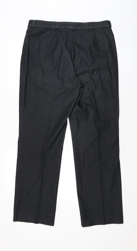 Gerry Weber Womens Black Dress Pants Trousers Size 18 L30.5 in