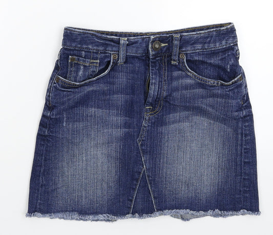 Womens UK Size 25 in Gap A-Line Denim Skirt