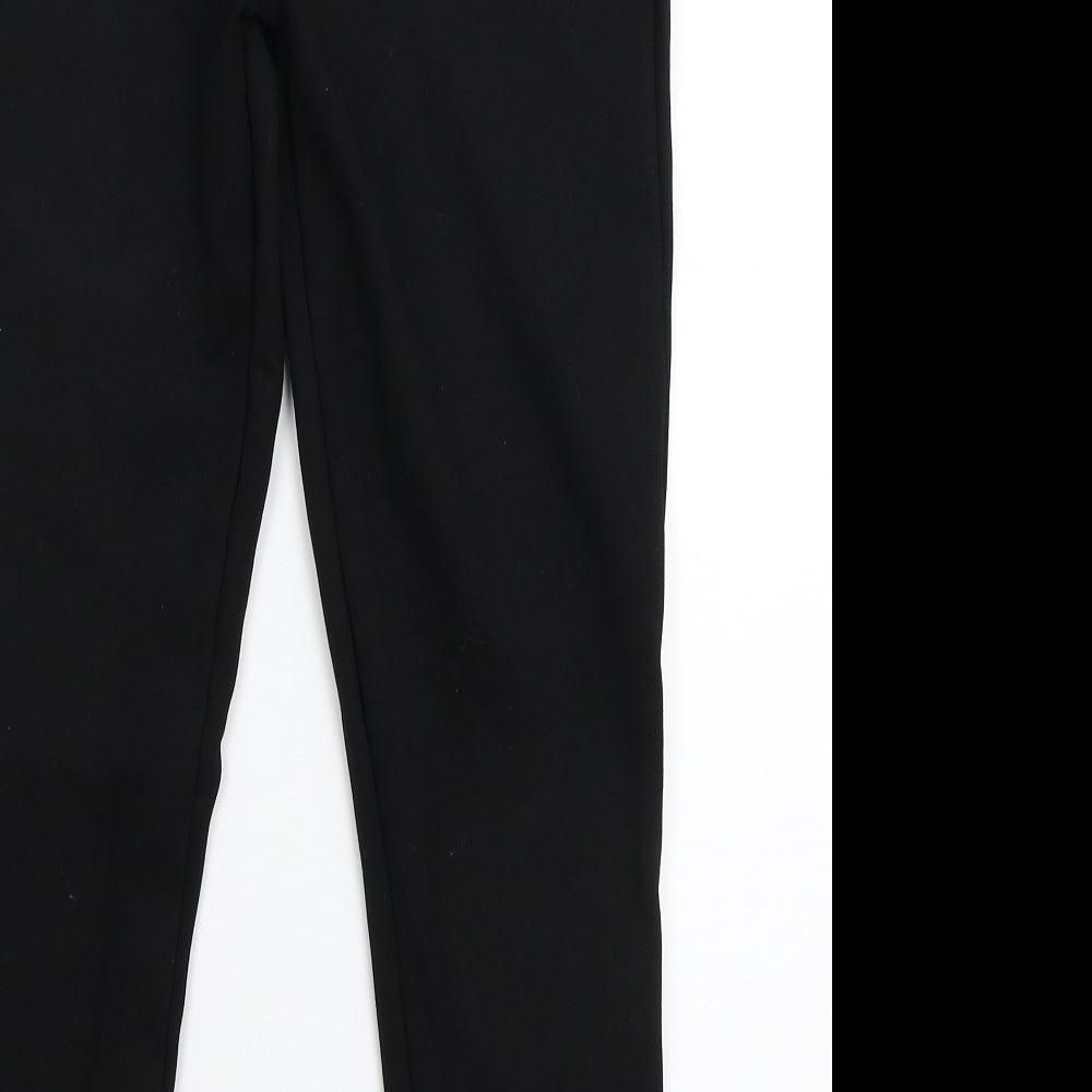 Marks and Spencer Girls Black Capri Trousers Size 12-13 Years