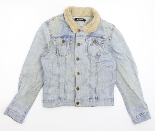 Womens UK Size 8 Missguided Blue Jacket