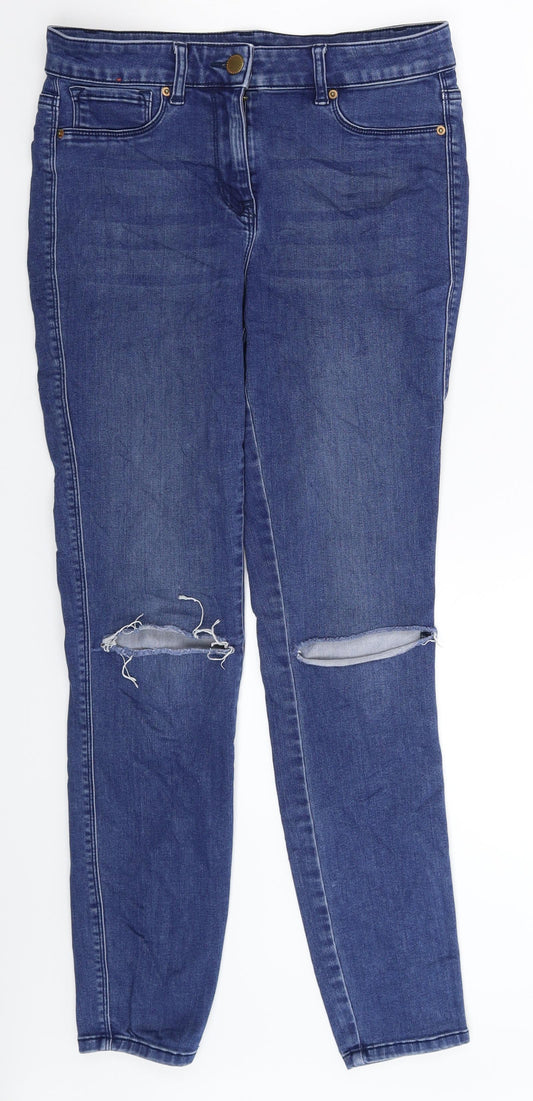 Next Womens Blue Denim Jegging Jeans Size 10 L29 in