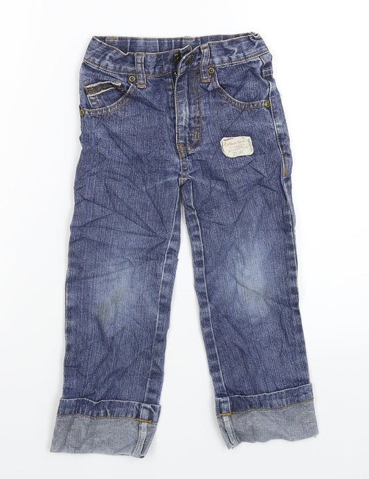 MYC Boys Blue Denim Straight Jeans Size 3 Years