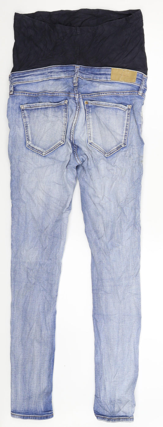 Womens UK Size 10 H&M Extra-Slim Fit Skinny Blue Jeans
