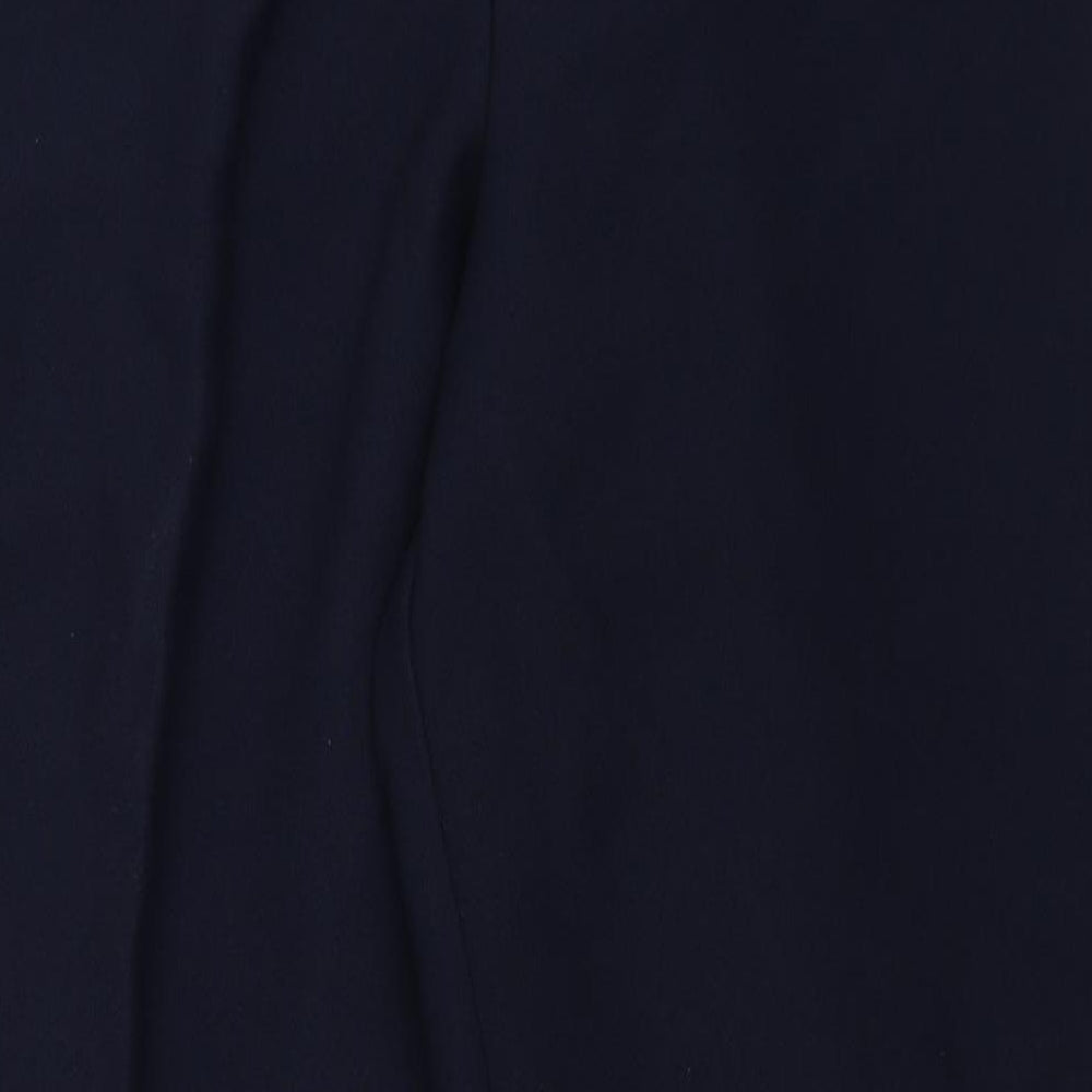 Womens UK Size 16 Preworn Regular Fit Blue Trousers