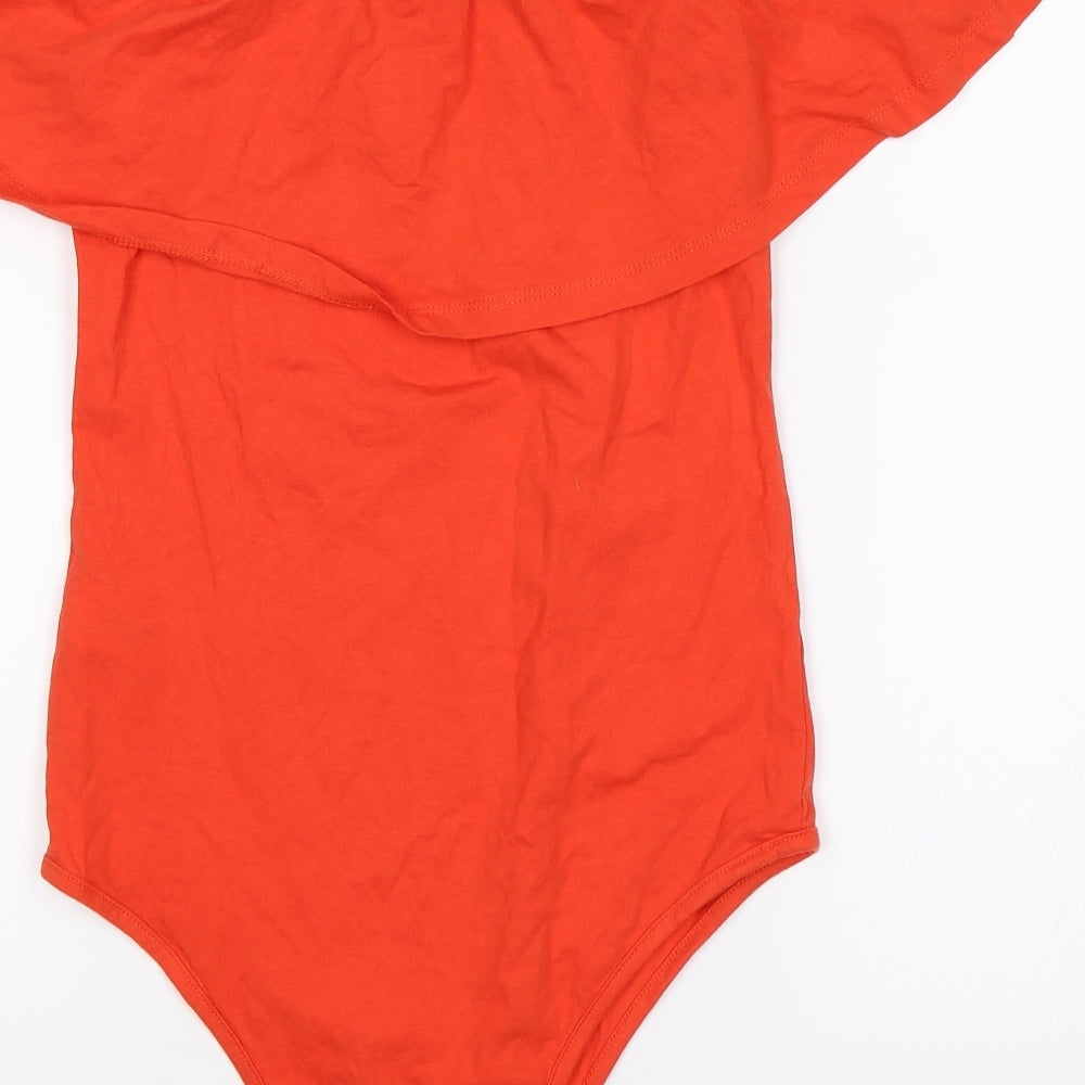 Primark Womens Orange Leotard One-Piece Size 12