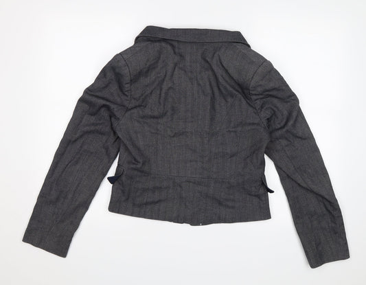 Womens UK Size 4 South Grey Jacket