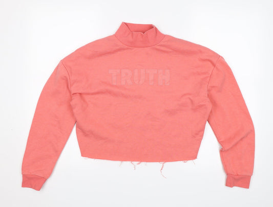 Primark Womens Pink Pullover Jumper Size XS - Truth