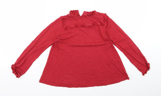NEXT Girls Red Ramie A-Line Size 8 Years
