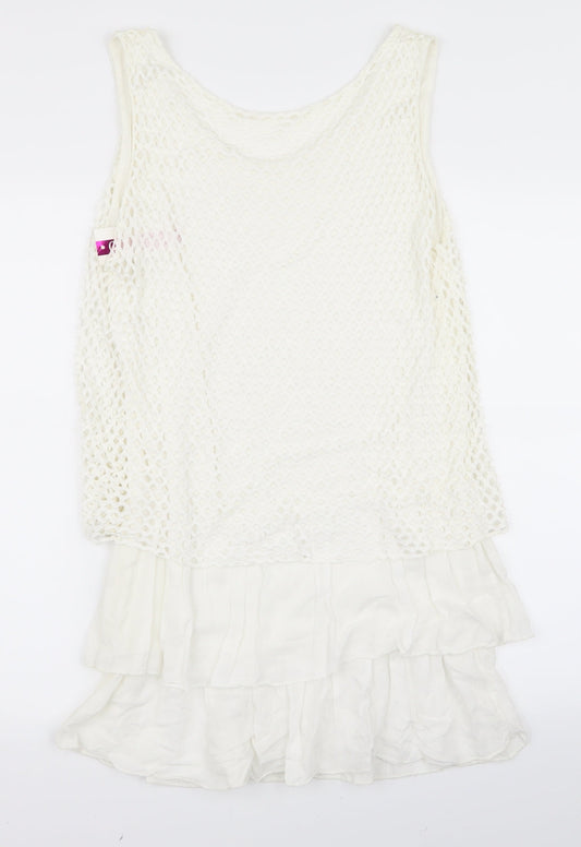 Womens Beige A-Line Size 8 - m