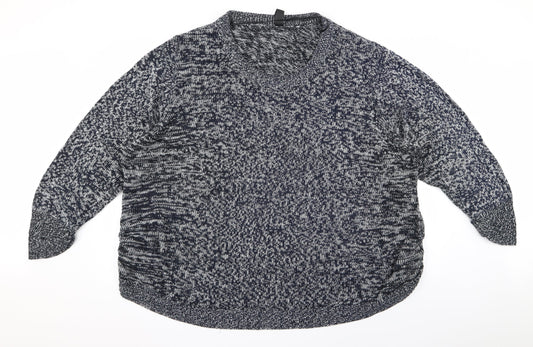 Yours Womens Grey Pullover Jumper Size 10