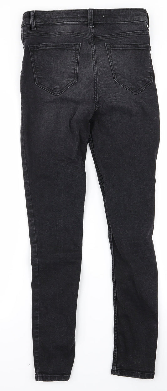 George Womens Black Skinny Jeans Size 8 L25 in