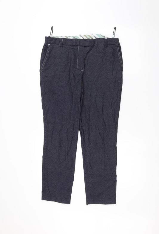 Next Womens Blue Skinny Jeans Size 10 L24 in