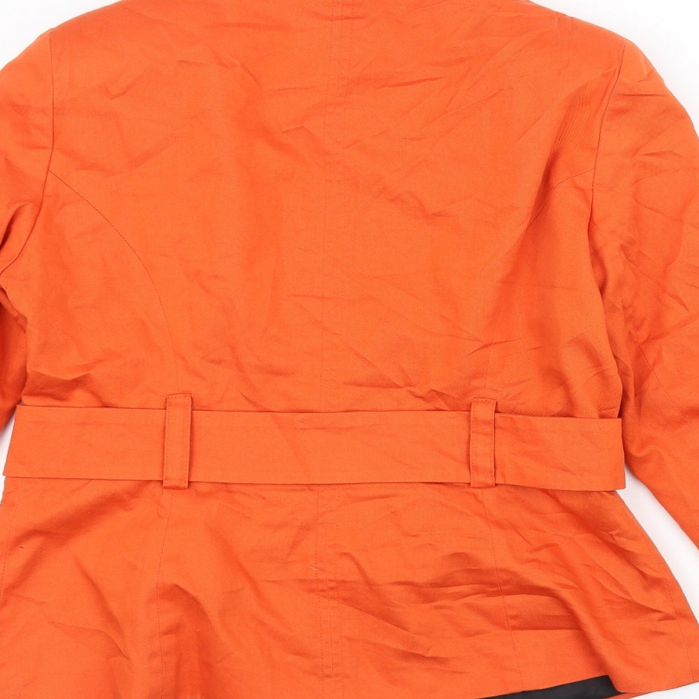 George Womens Orange Jacket Size 12