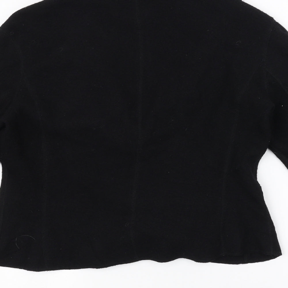 APANAGE Womens Black Jacket Size 12
