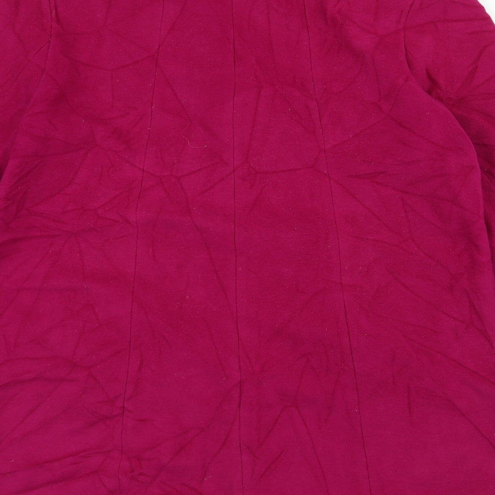 Womens UK Size L CC Pink Overcoat