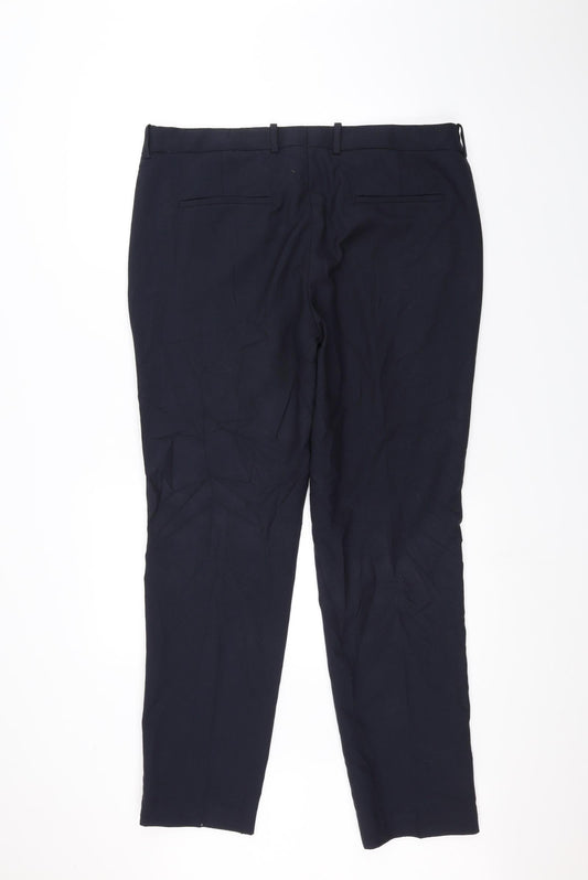 Womens UK Size 26 H&M Regular Fit Blue Trousers