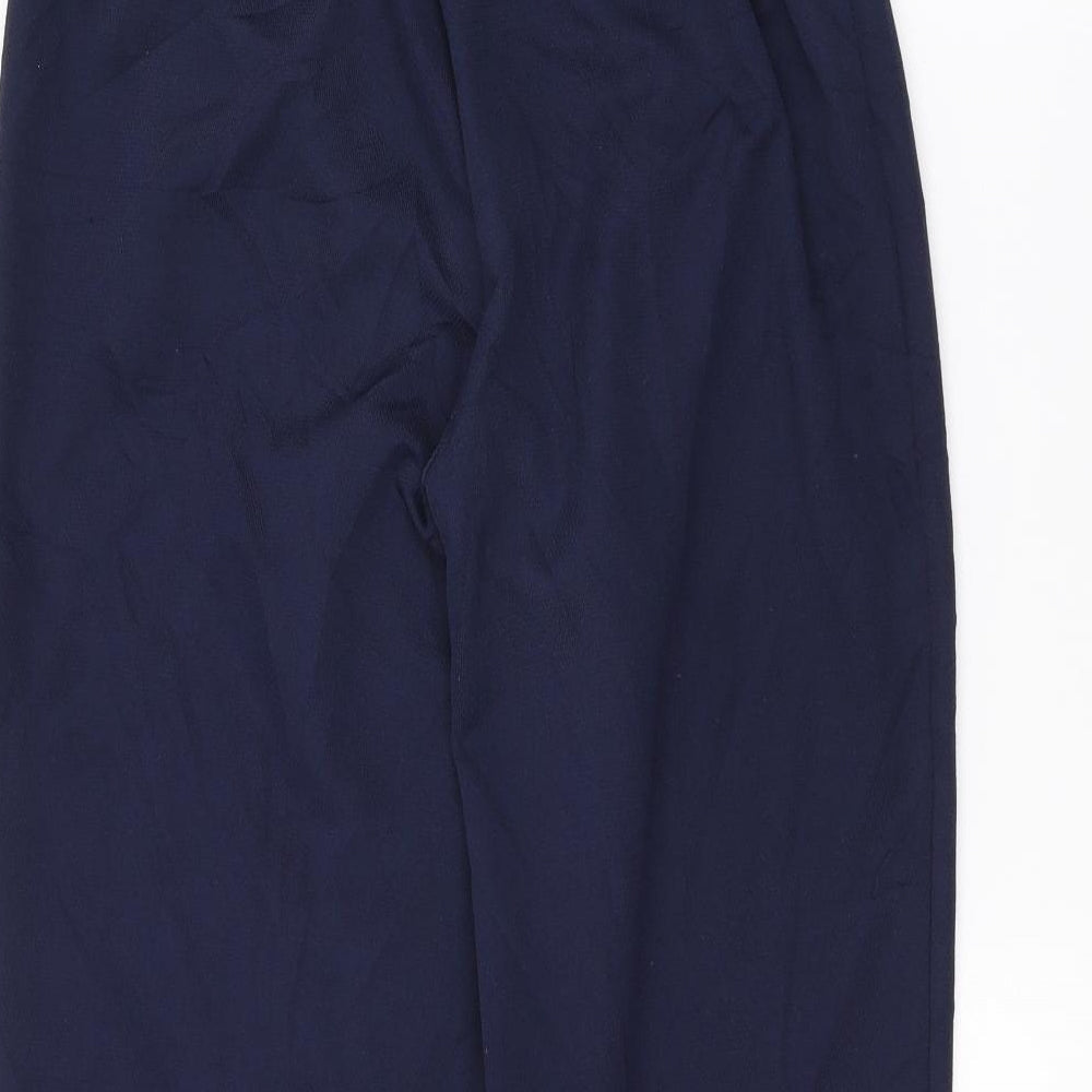 Womens UK Size 14 Preworn Regular Fit Sweatpants Blue Trousers