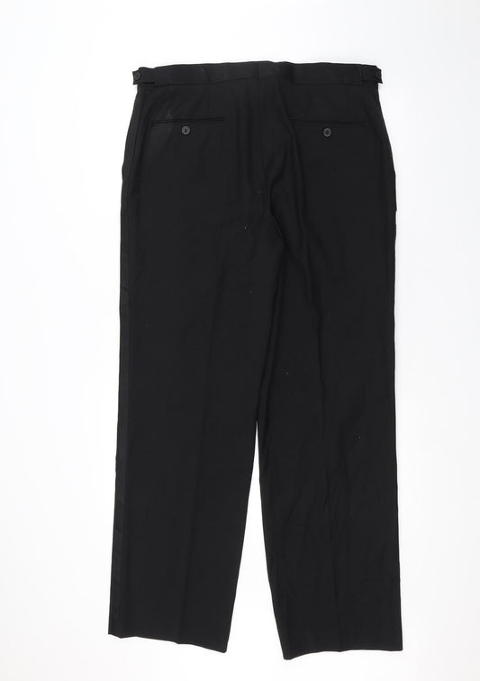Womens UK Size 36 Taylor & Wright Regular Fit Black Trousers