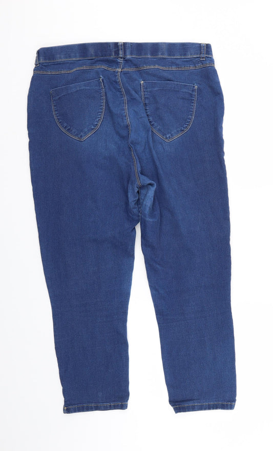 Womens UK Size 12 Dorothy Perkins Regular Fit Straight Blue Jeans