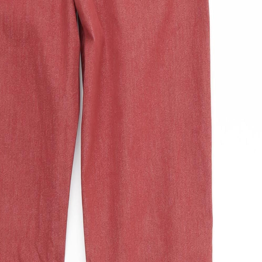 FC jeANS Womens Red Denim Skinny Jeans Size 10 L29 in