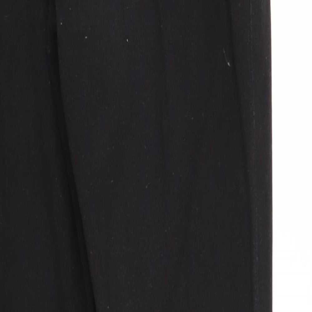 Womens UK Size 6 H&M Regular Fit Straight Black Jeans