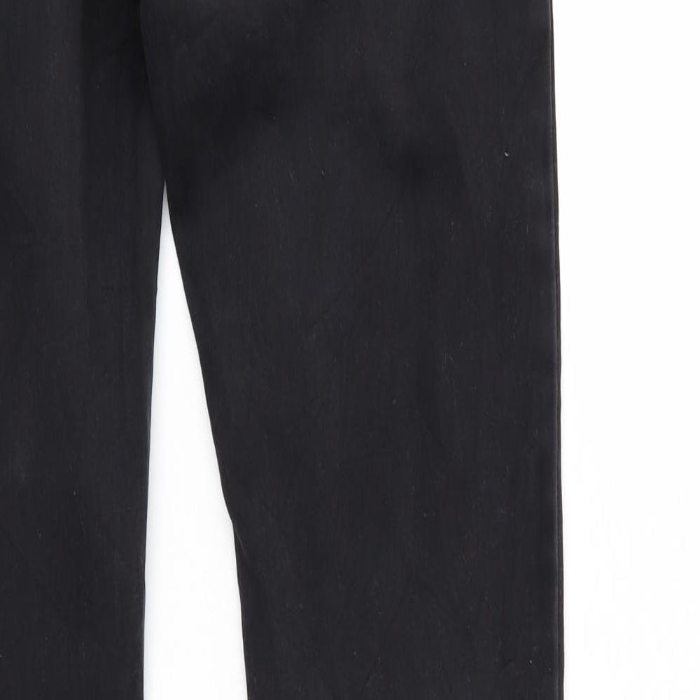 Big mantis Womens Black Denim Straight Jeans Size 30 in L32 in
