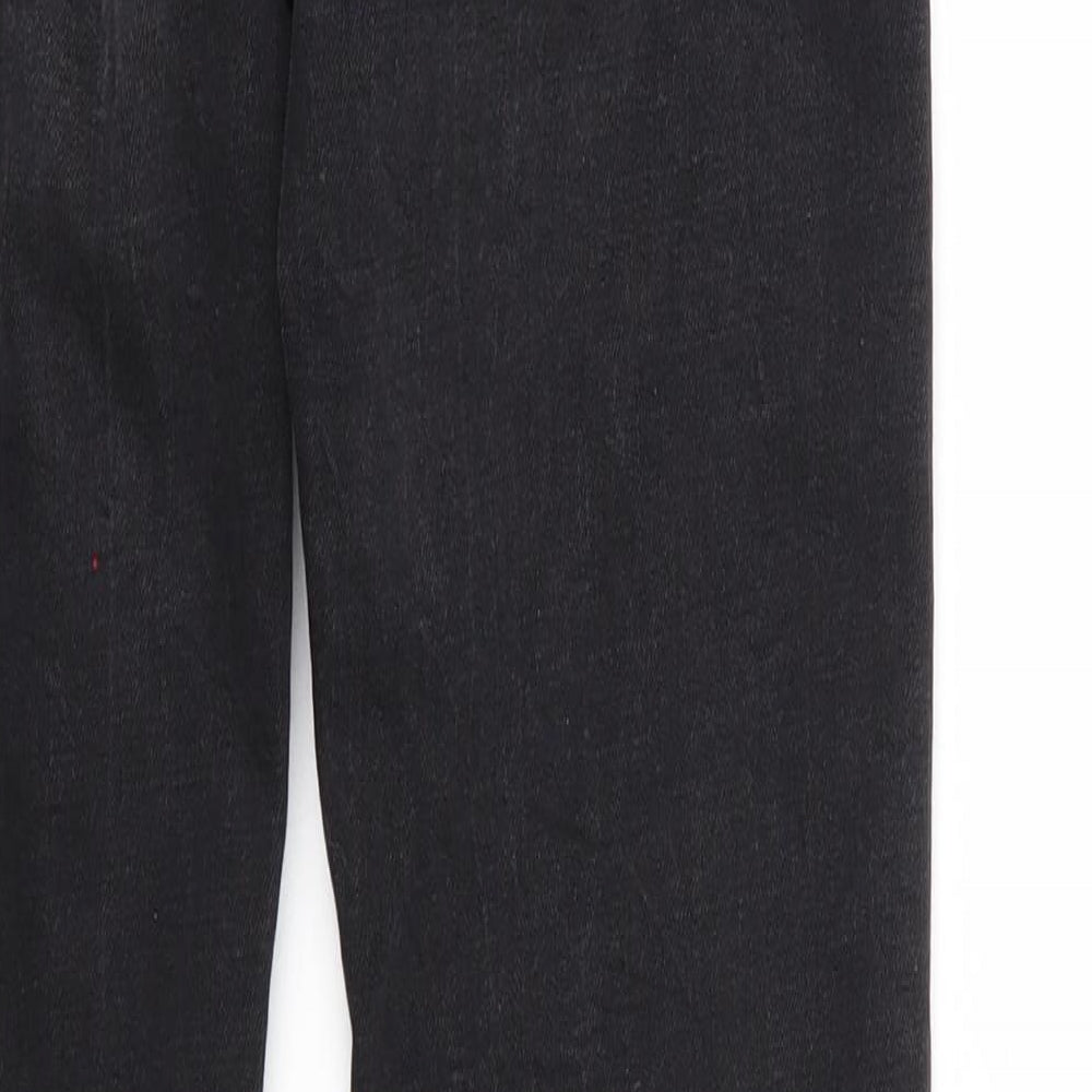 Denim & Co. Womens Black Denim Skinny Jeans Size 6 L27 in