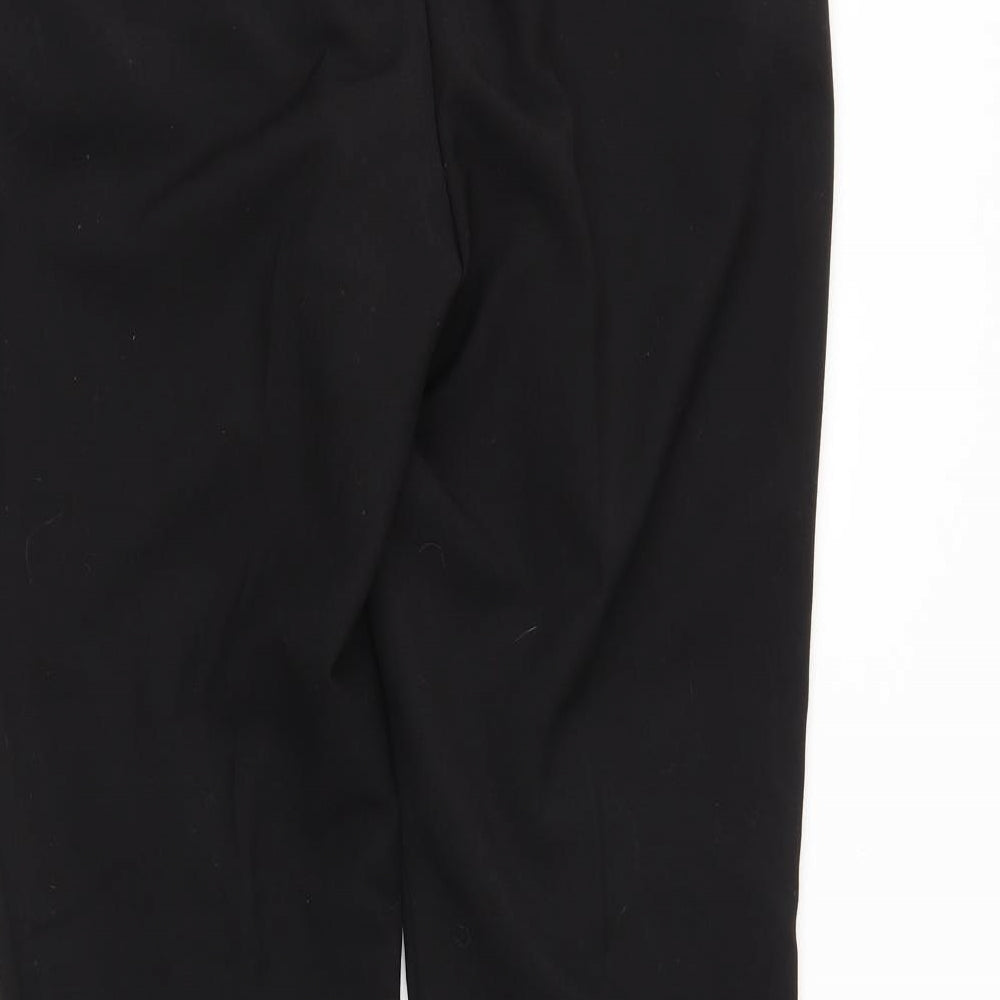 M&Co Womens Black Dress Pants Trousers Size 12 L27 in