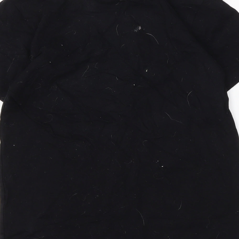Pep&Co Boys Black Basic T-Shirt Size 9-10 Years