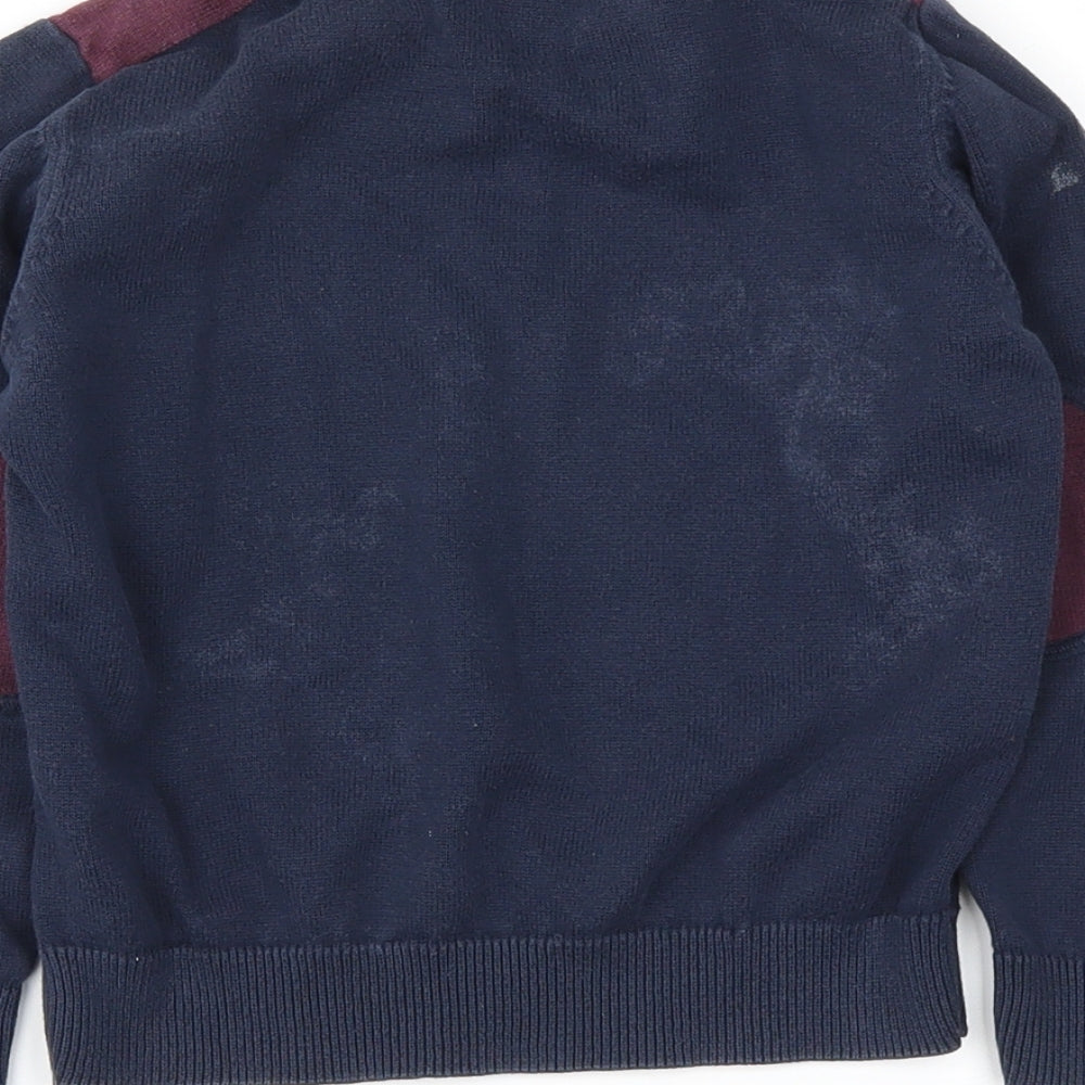 Next Girls Blue Pullover Jumper Size 5-6 Years