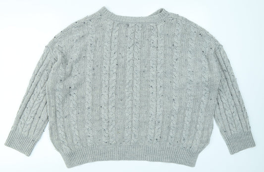 Atmosphere Womens Grey Pullover Jumper Size L