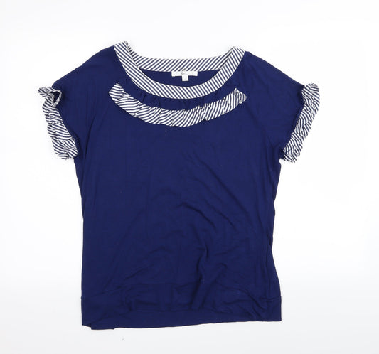 Womens UK Size L klass collection Blue Basic T-Shirt