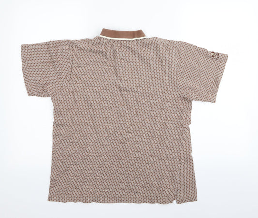genmuir Mens Brown Polo Size M