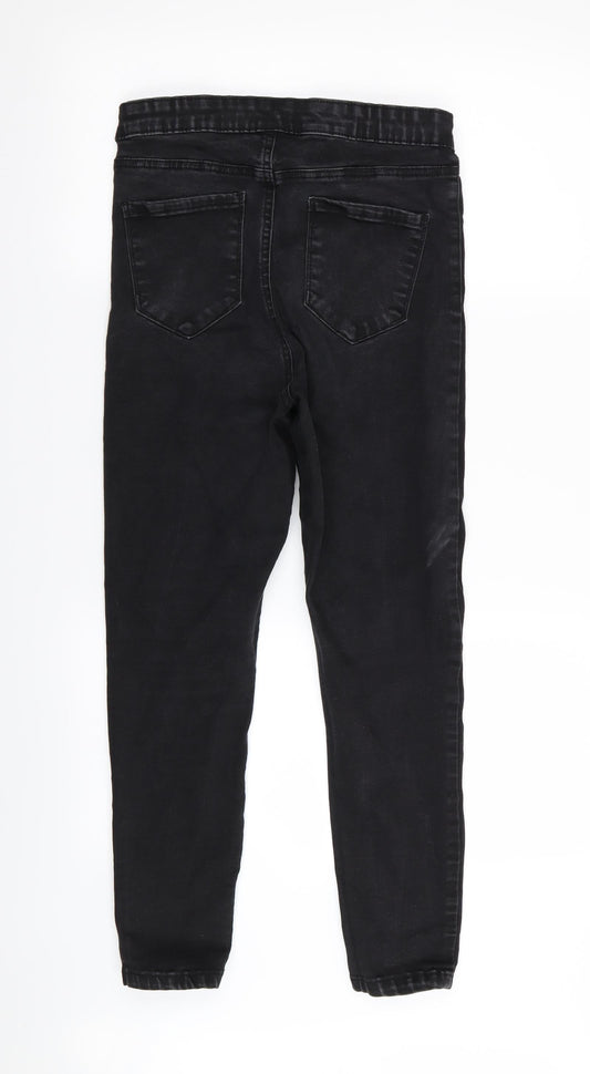 Womens UK Size 14 denim and co Regular Fit Skinny Black Jeans
