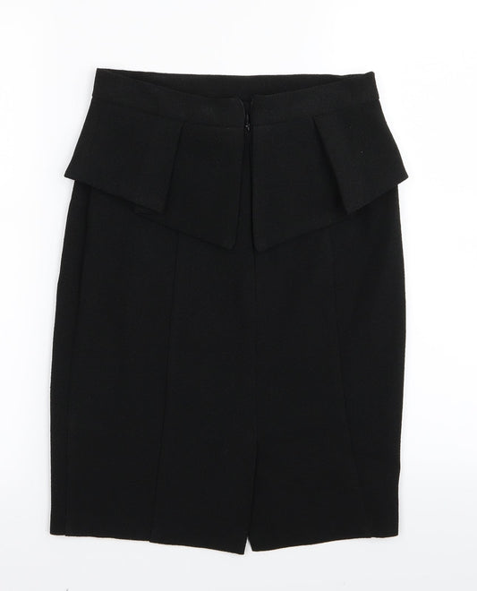 Miss Selfridge Womens Black   A-Line Skirt Size 10