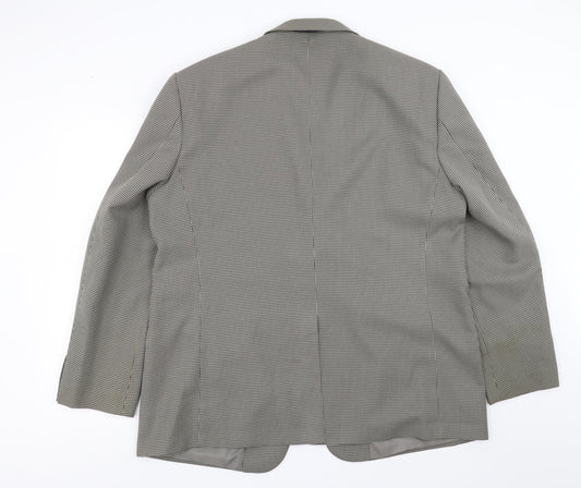 Mens UK Size 46 Simon taylor Regular Beige Suit Jacket