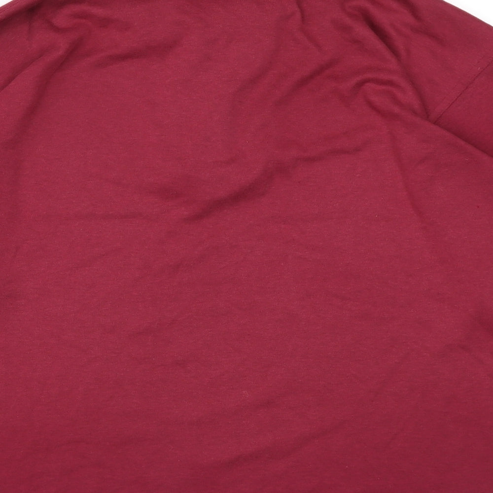 MAHOCHAMY Mens Red T-Shirt Size M