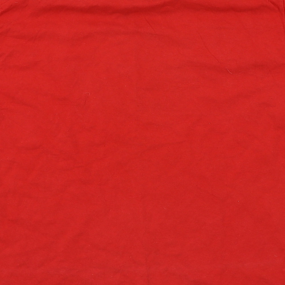 Fruit of the Loom Boys Red Basic T-Shirt Size 9 Years - inspired