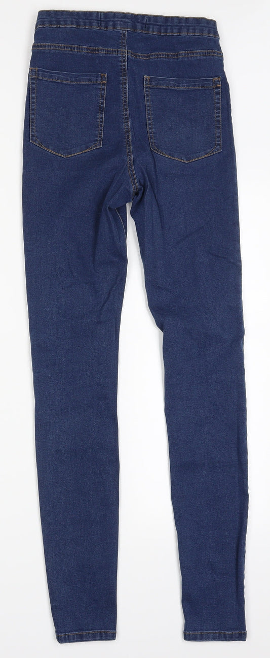 Denim Co Womens Blue Denim Skinny Jeans Size 10 L29 in