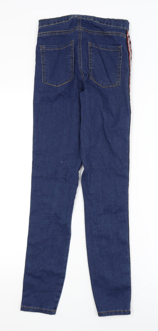 Denim Co Womens Blue Skinny Jeans Size 8 L27.5 in