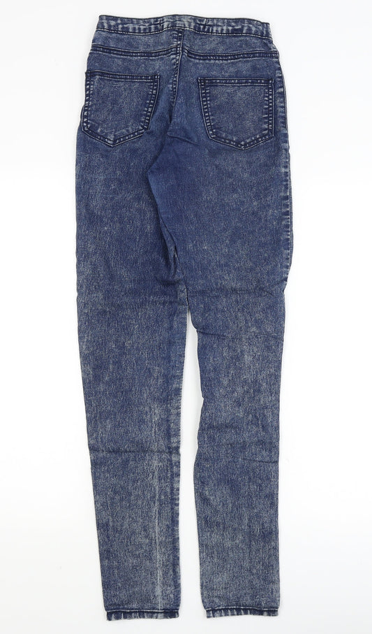Denim Co Womens Blue Skinny Jeans Size 6 L29.5 in