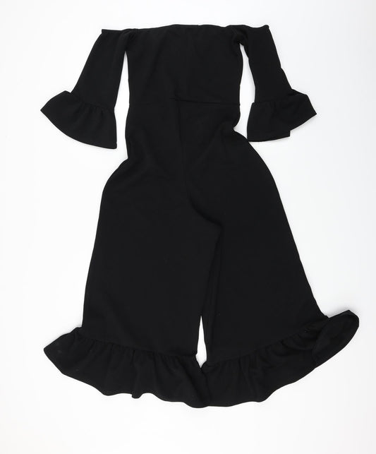 Missguided  Womens Black   Jumpsuit One-Piece Size 8